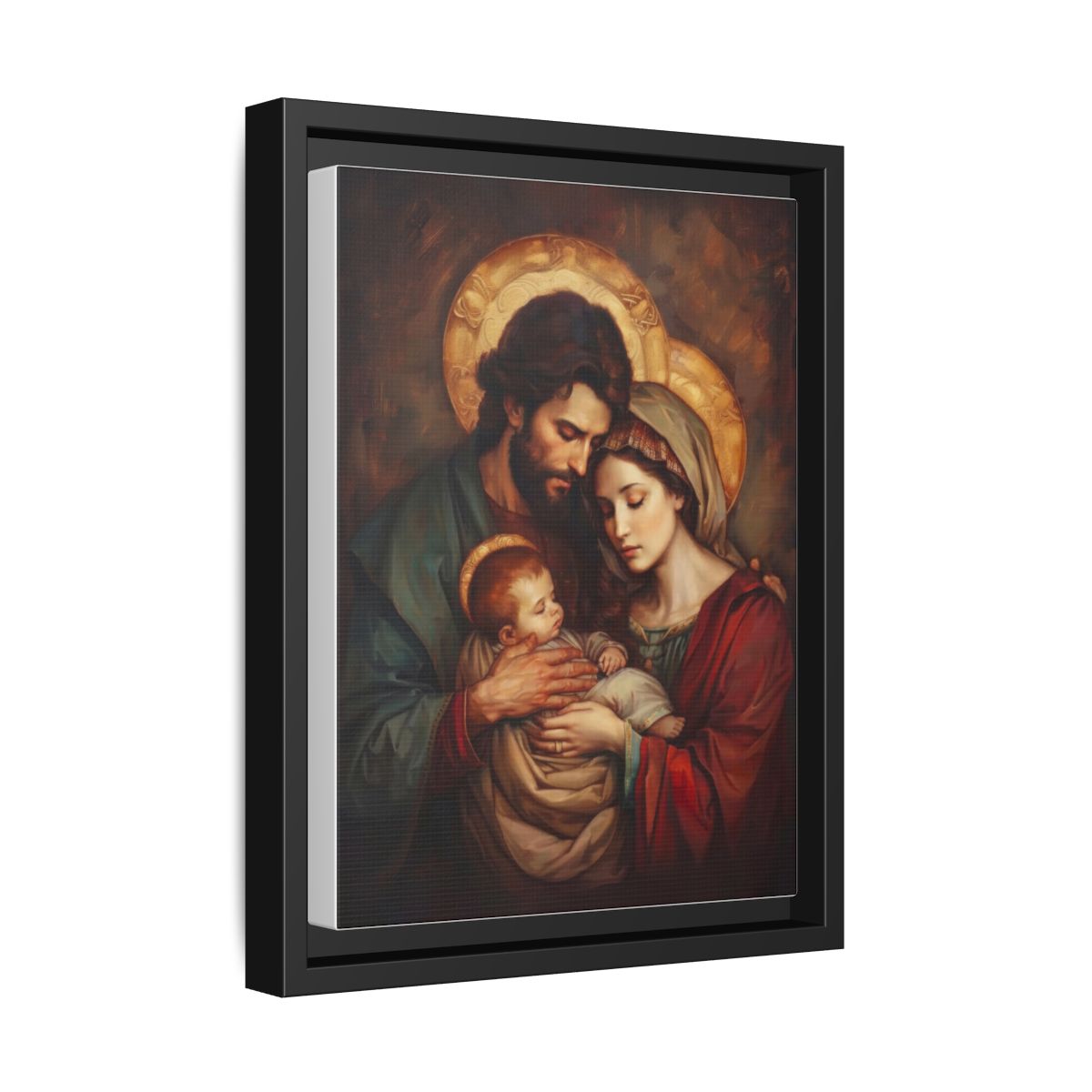 Holy Family Matte Canvas, Framed (Multi-color)