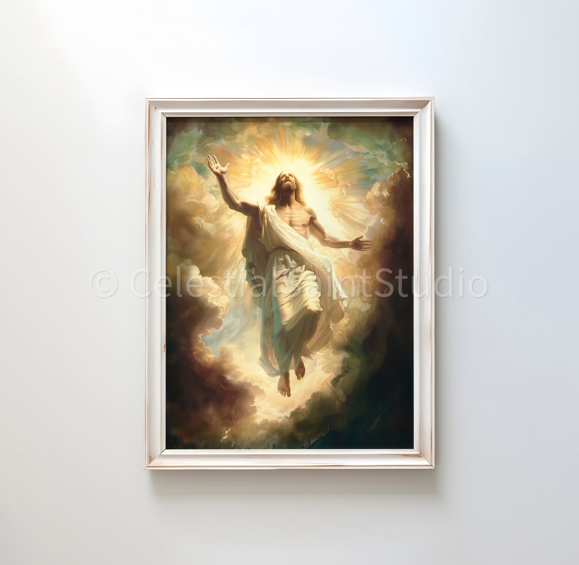 The Resurrection of Jesus | Christian Art | Bible Art | Empty Tomb | Digital Download