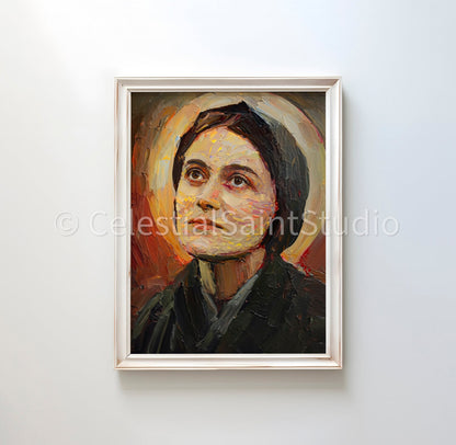 St. Edith Stein | DIGITAL OIL PAINT | Catholic Printable | Digital Download | Patron Saint | Catholic Art