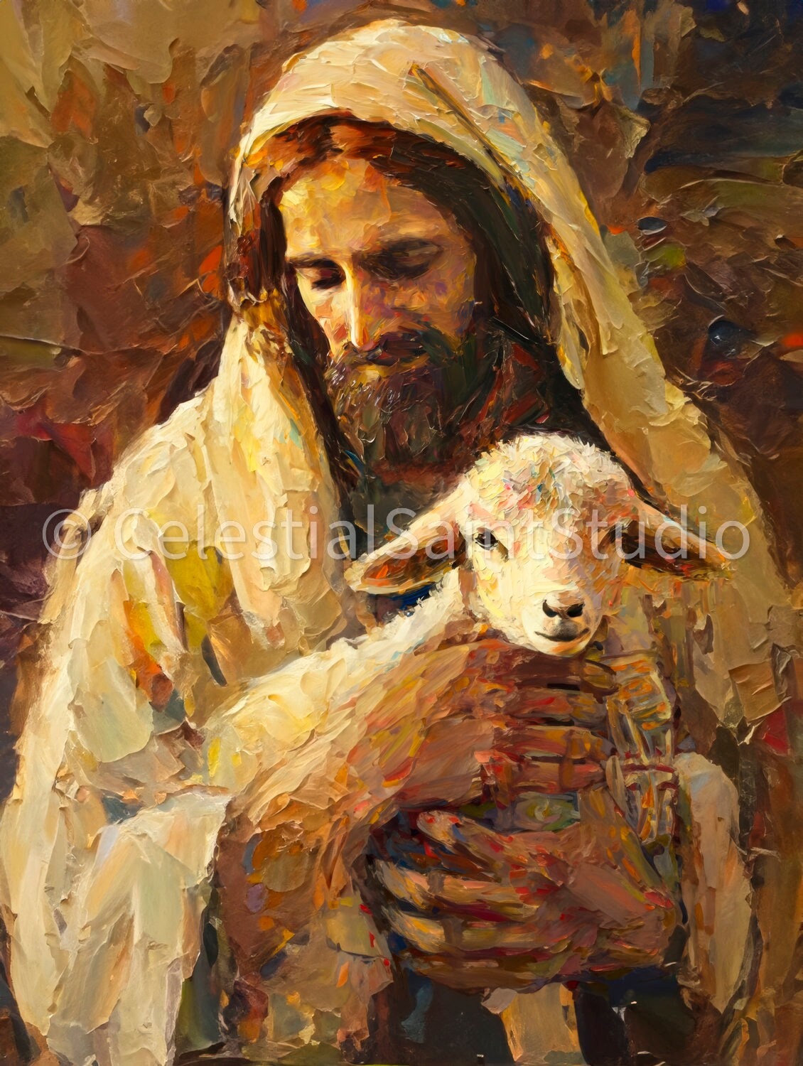 The Good Shepherd | Jesus | Christian Art