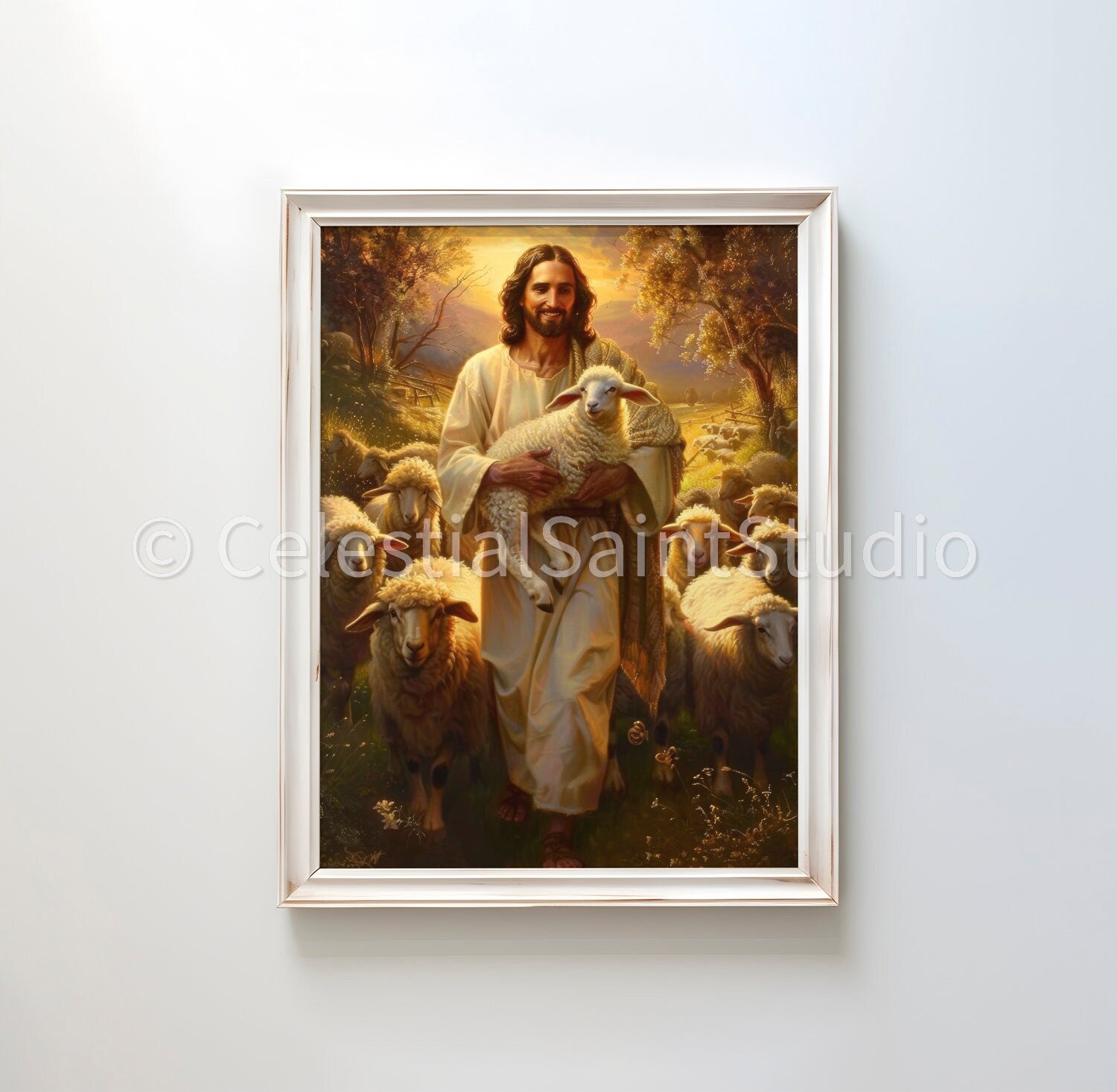 The Good Shepherd | Jesus | Christian Art