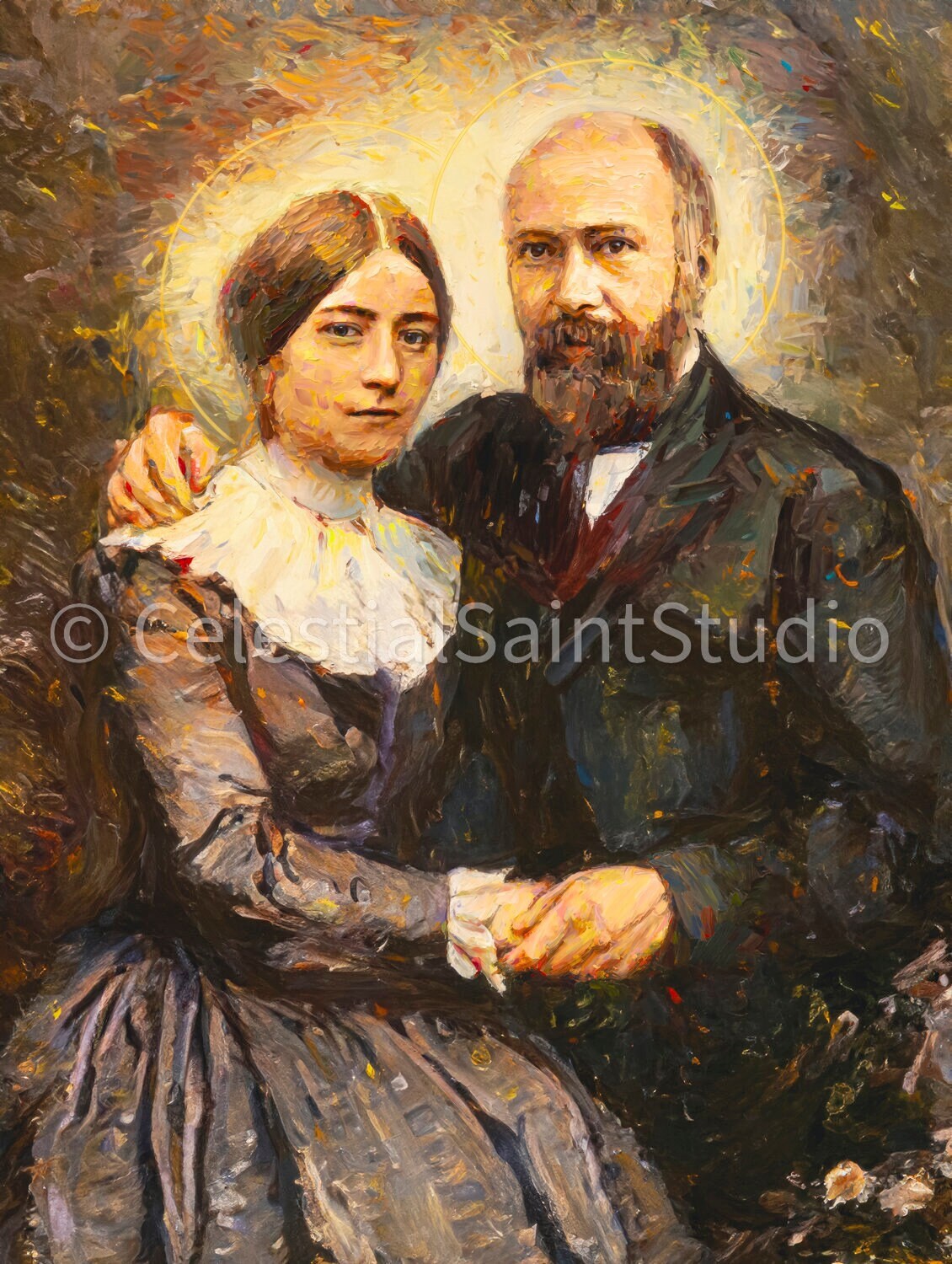 Saints Louis & Zelie Martin | Catholic Printable | Catholic Art | Digital Download