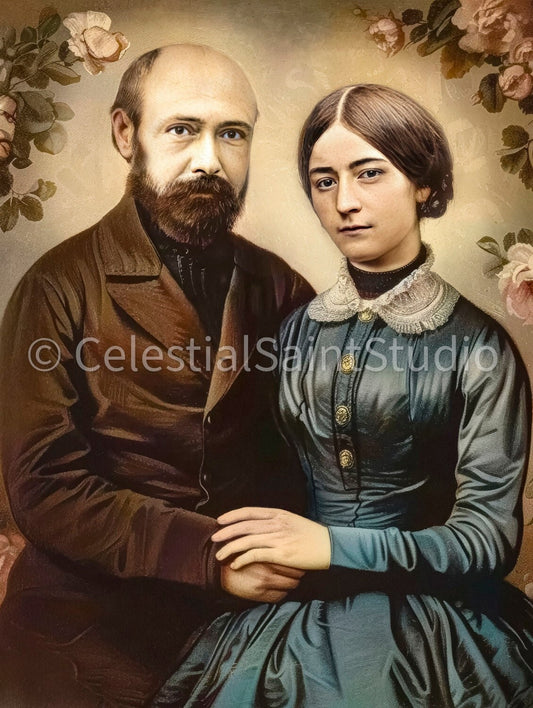 Saints Louis & Zelie Martin | Catholic Printable | Catholic Art | Digital Download