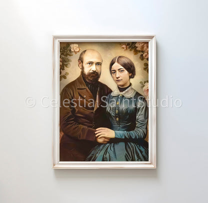 Saints Louis & Zelie Martin | Catholic Printable | Catholic Art | Digital Download