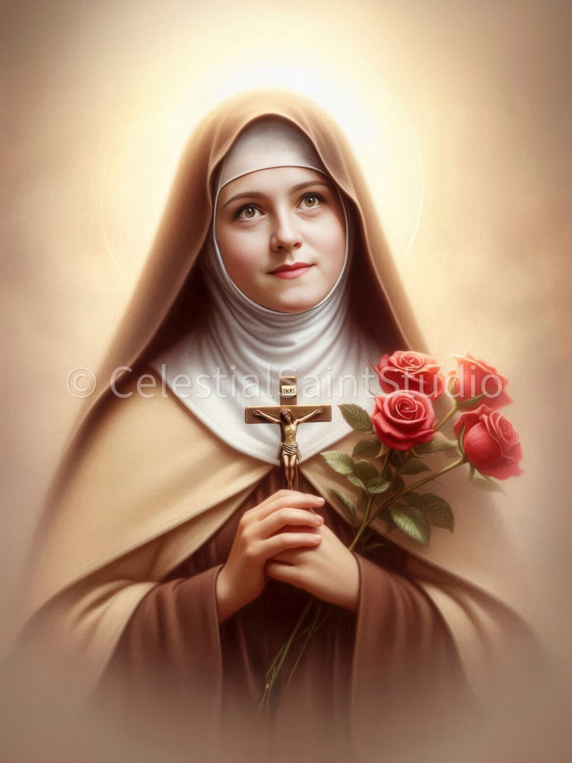 St. Therese of Lisieux | Catholic Printable | Catholic Art | Patron Saint | Digital Download