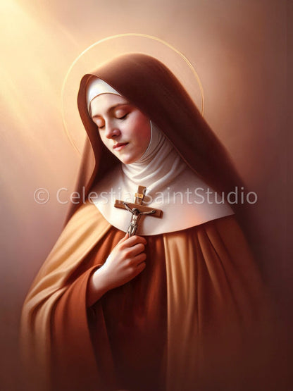 St. Therese of Lisieux | Catholic Printable | Catholic Art | Patron Saint | Digital Download