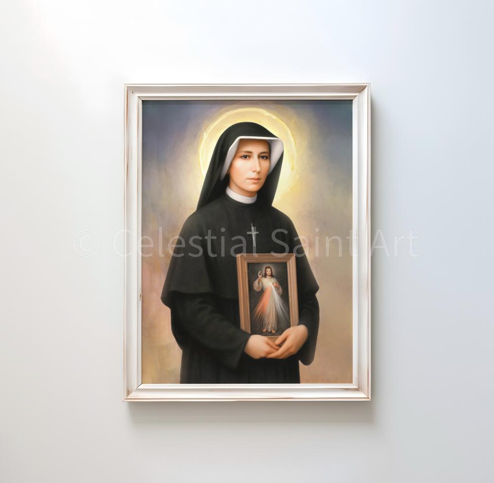 St. Faustina - Digital Print