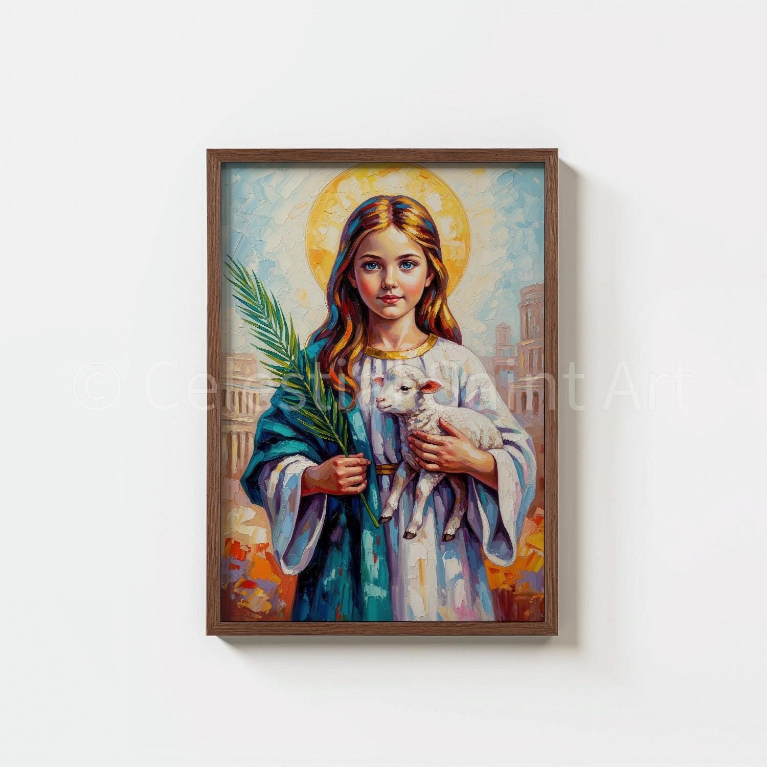 St. Agnes - Digital Print
