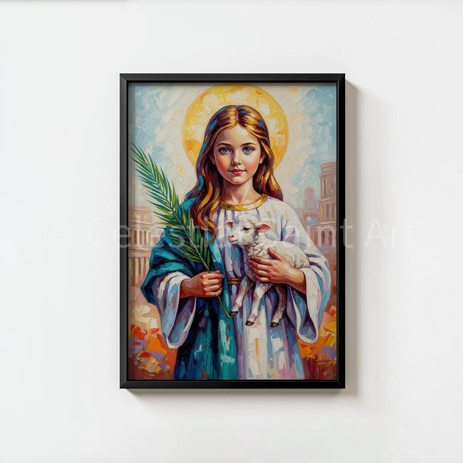 St. Agnes - Digital Print