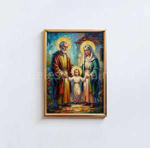 Sts. Joachim and Anne - Digital Print