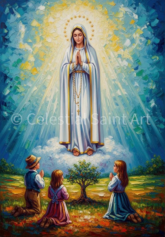 Our Lady of Fatima - Digital Print