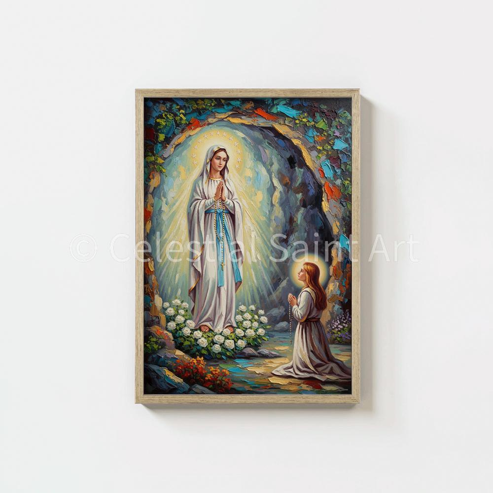 Our Lady of Lourdes - Digital Print
