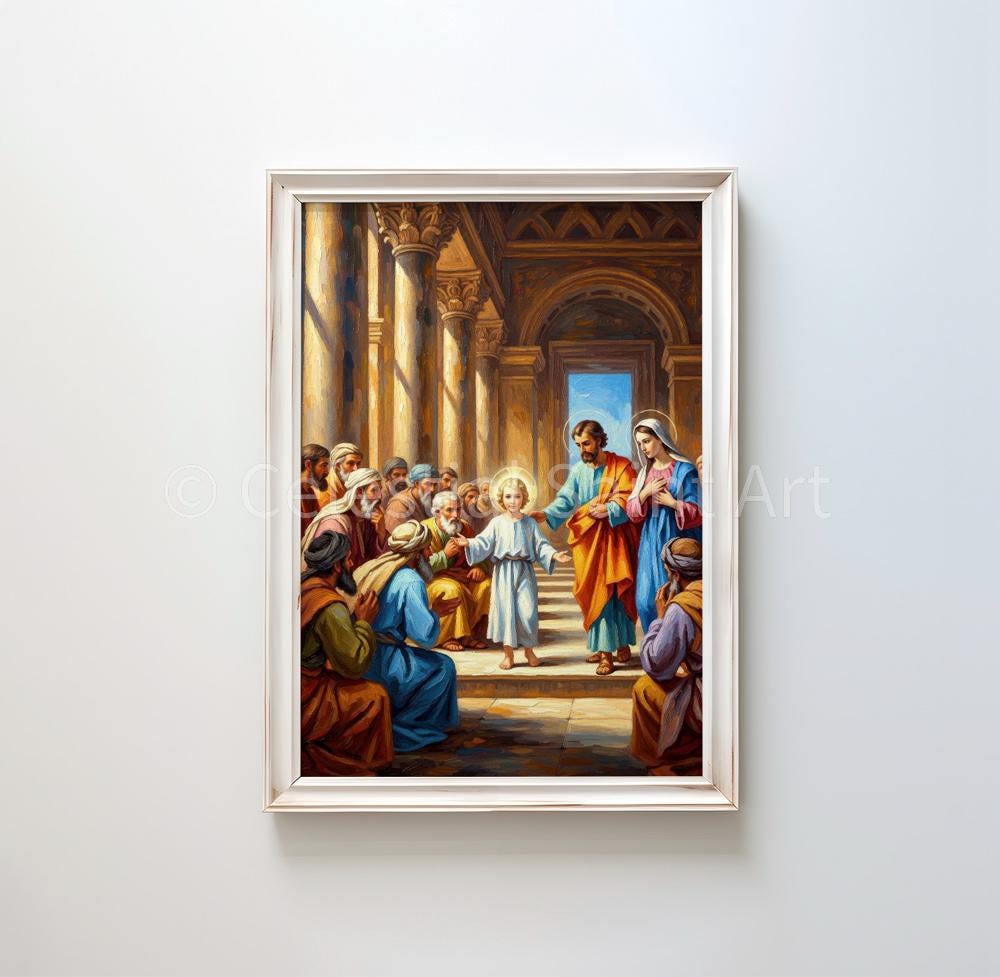 The Finding in the Temple - Digital Print