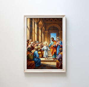 The Finding in the Temple - Digital Print
