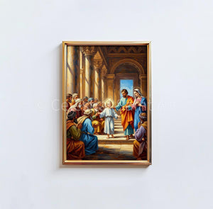 The Finding in the Temple - Digital Print