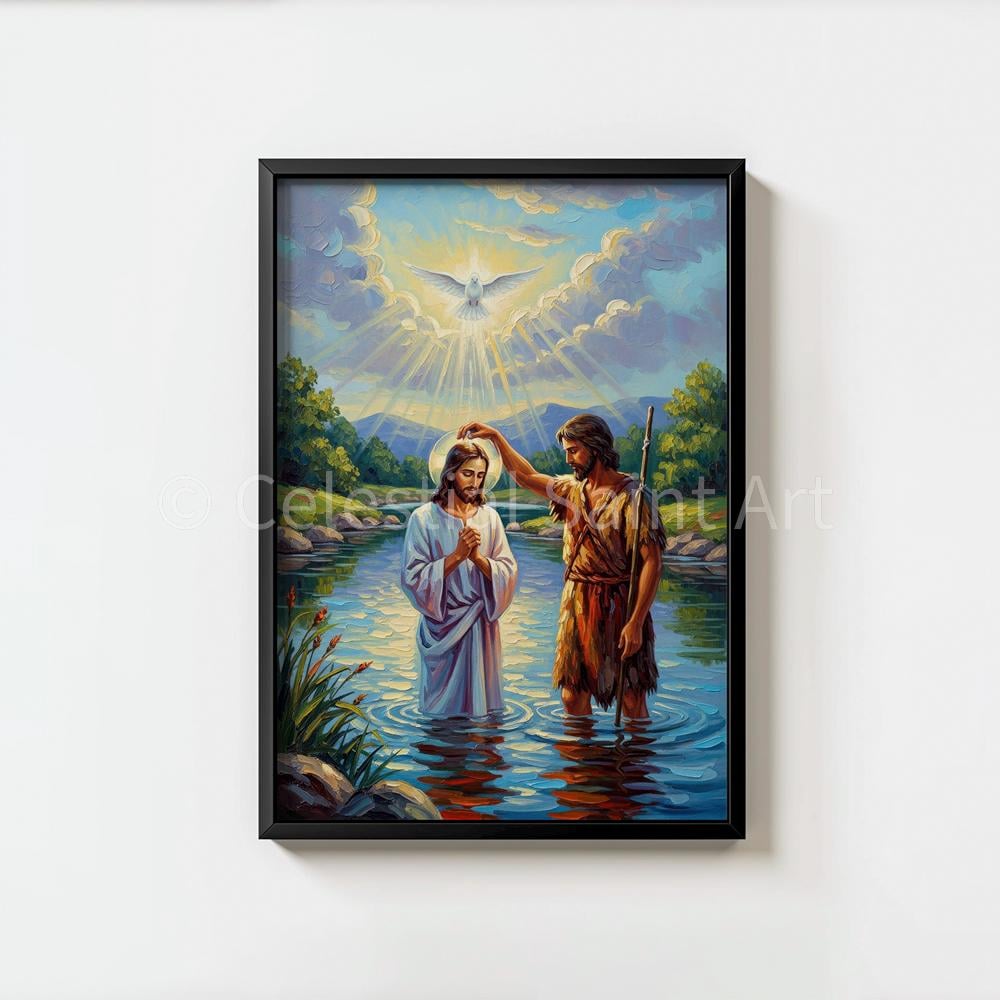 The Baptism of Jesus - Digital Print