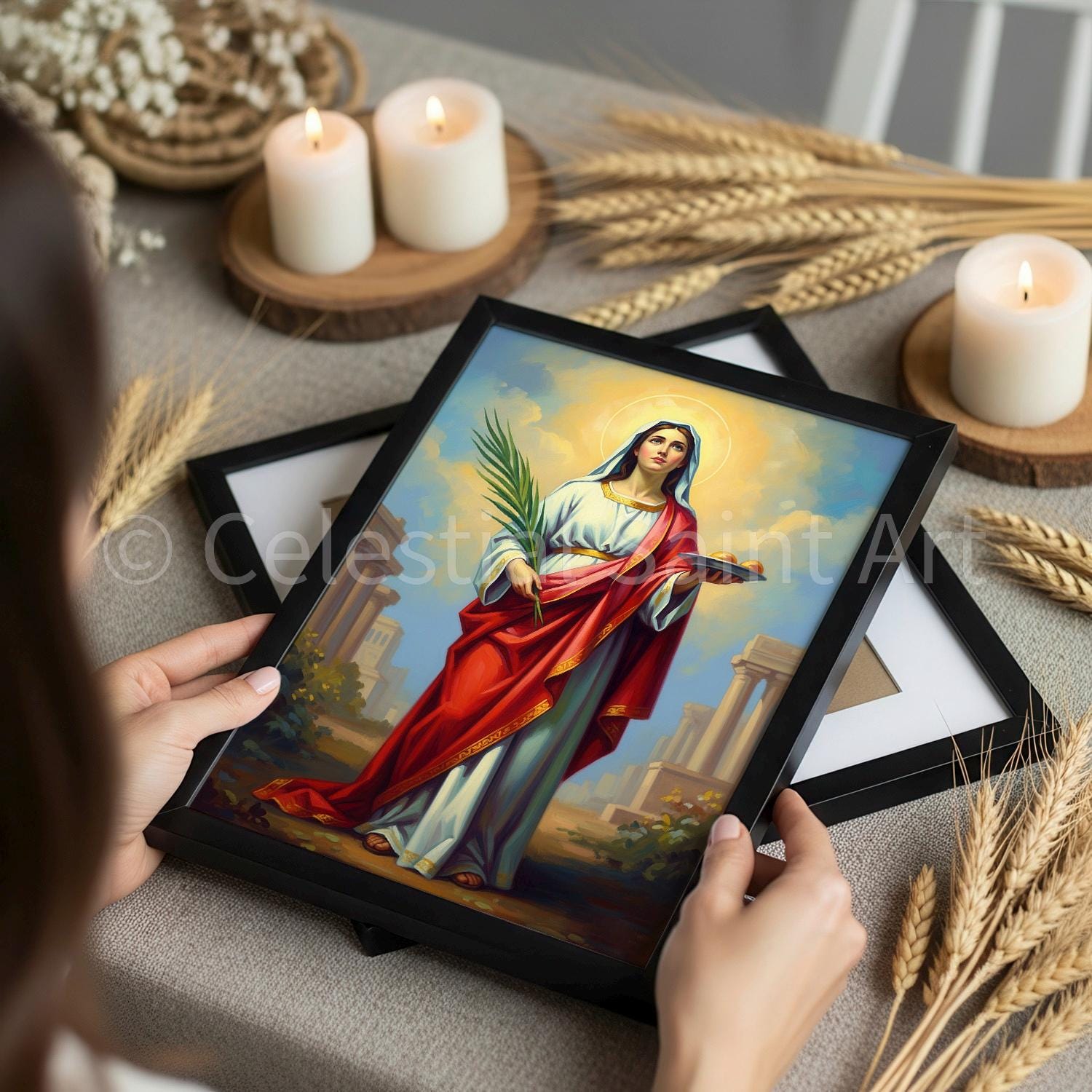St. Agatha - Digital Print