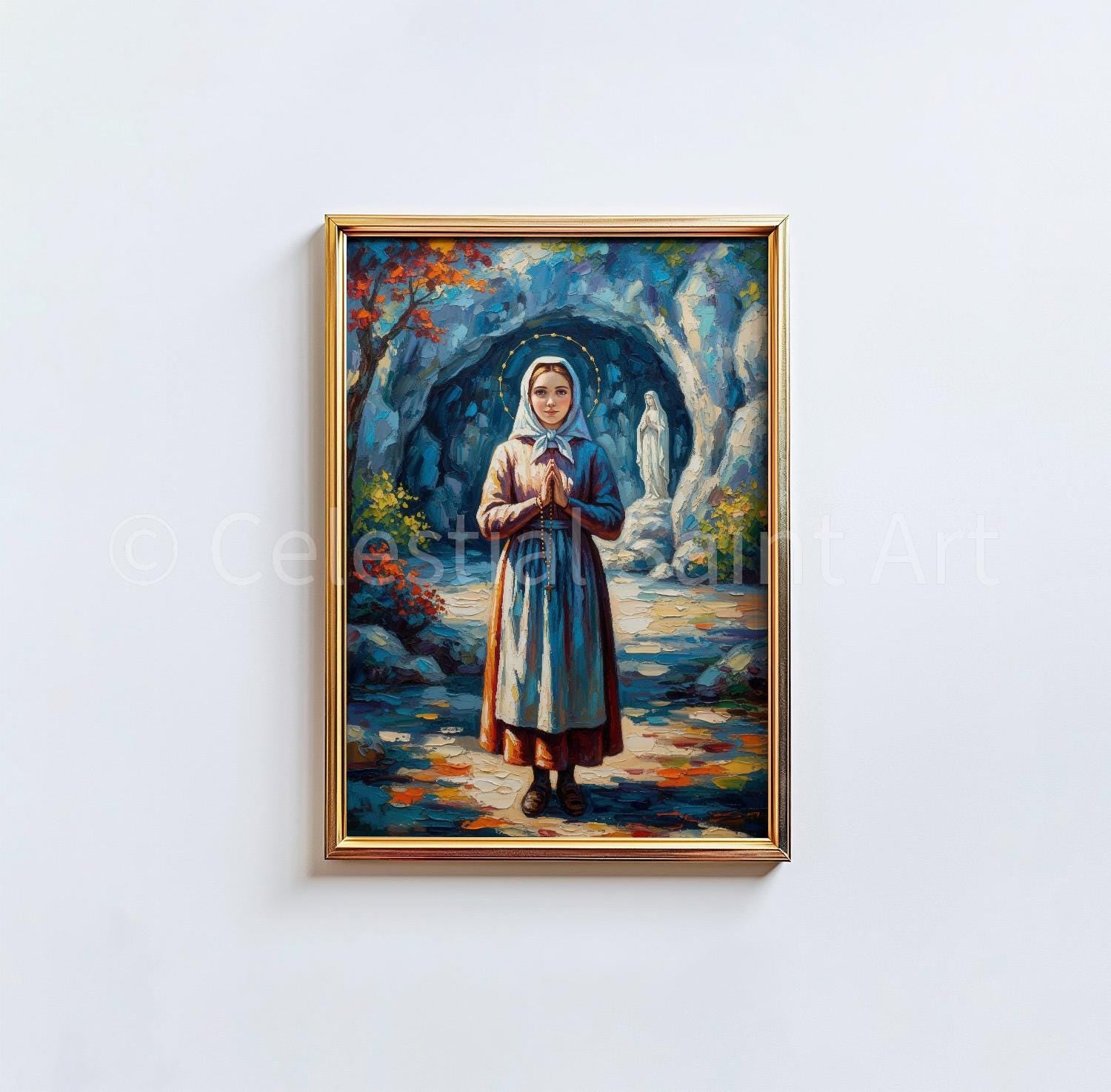 St. Bernadette - Digital Print