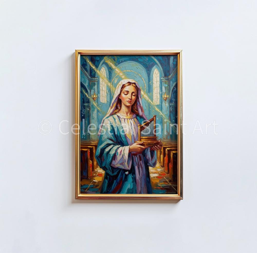 St. Cecilia - Digital Print