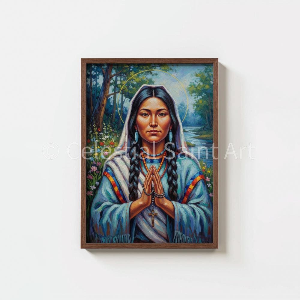 St. Kateri Tekakwitha - Digital Print