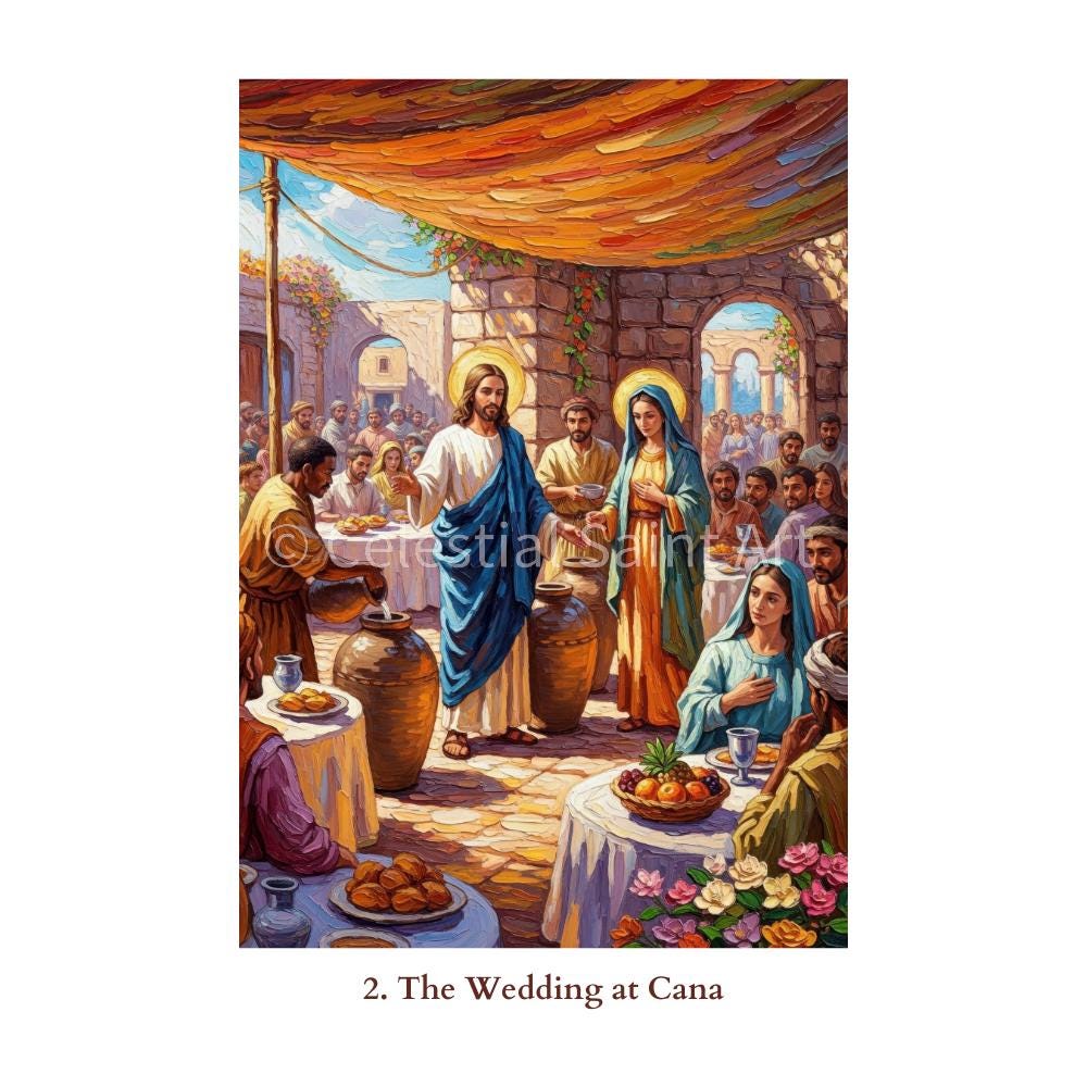 Luminous Mysteries of the Rosary - Digital Print Set
