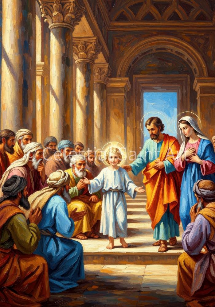 The Finding in the Temple - Digital Print