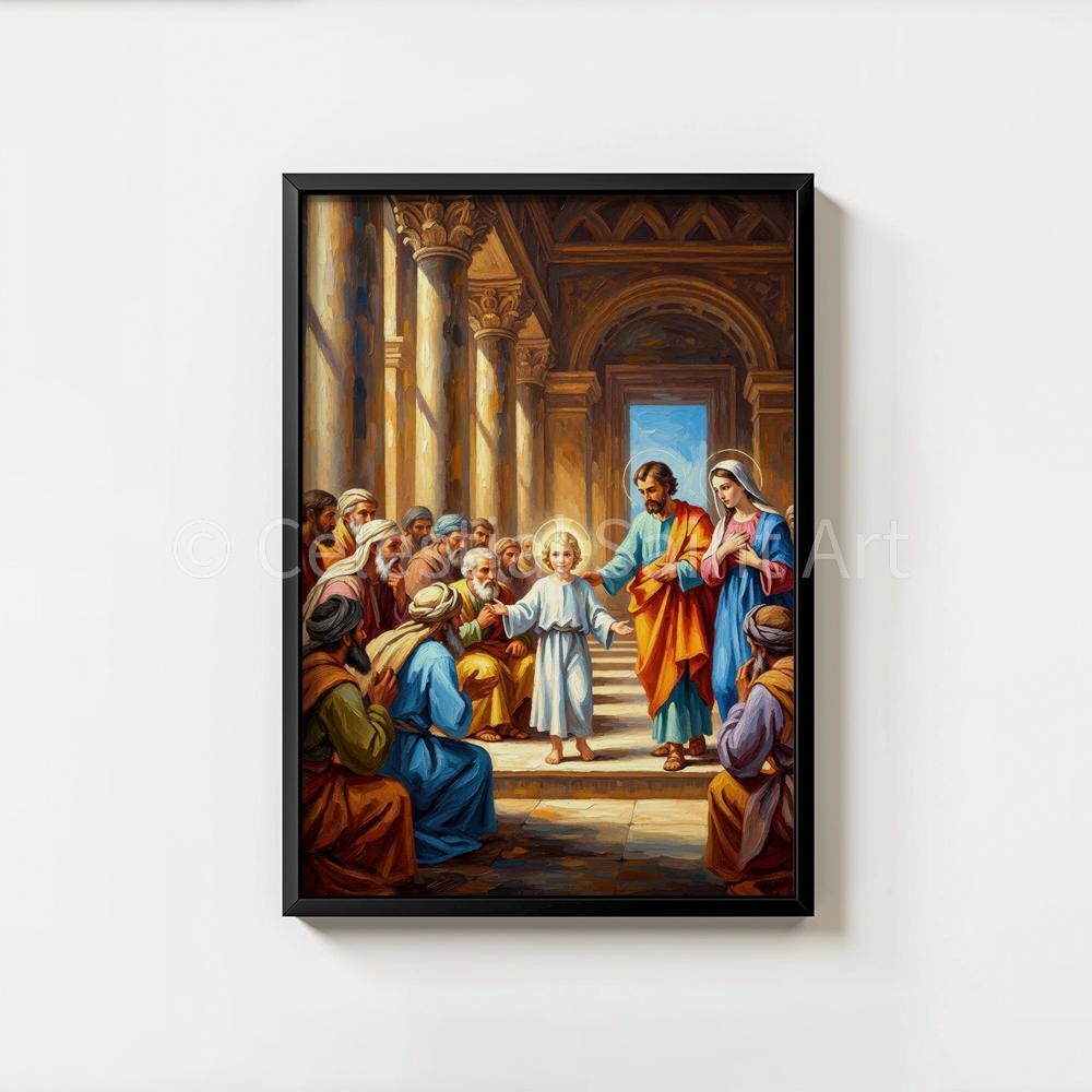 The Finding in the Temple - Digital Print