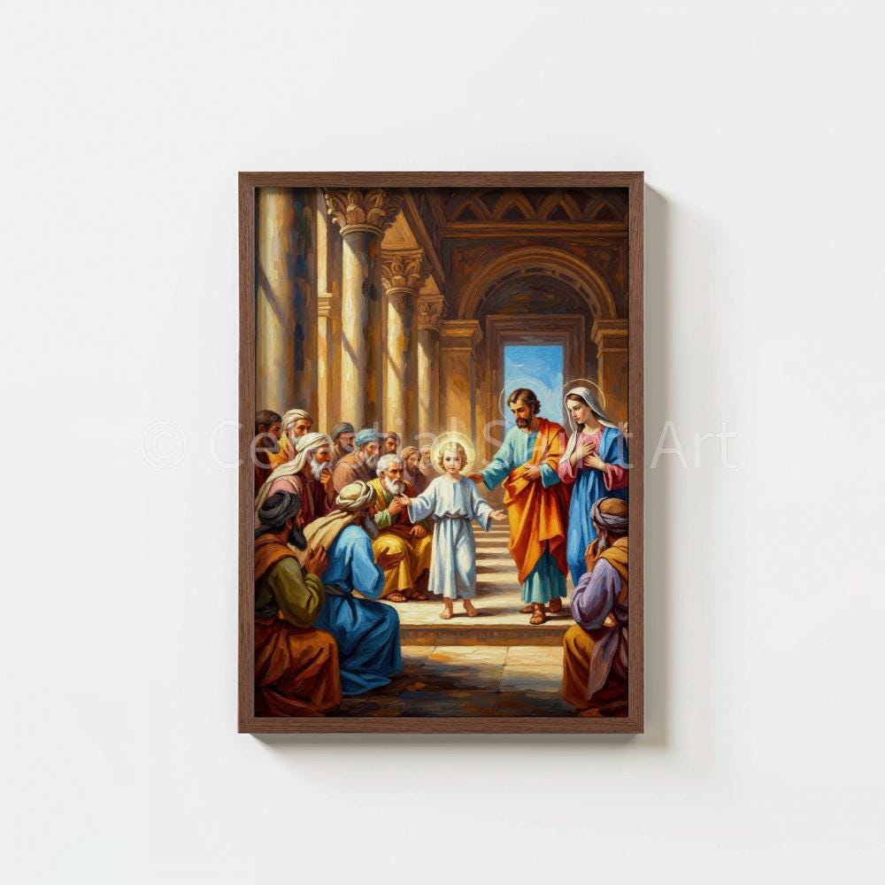 The Finding in the Temple - Digital Print