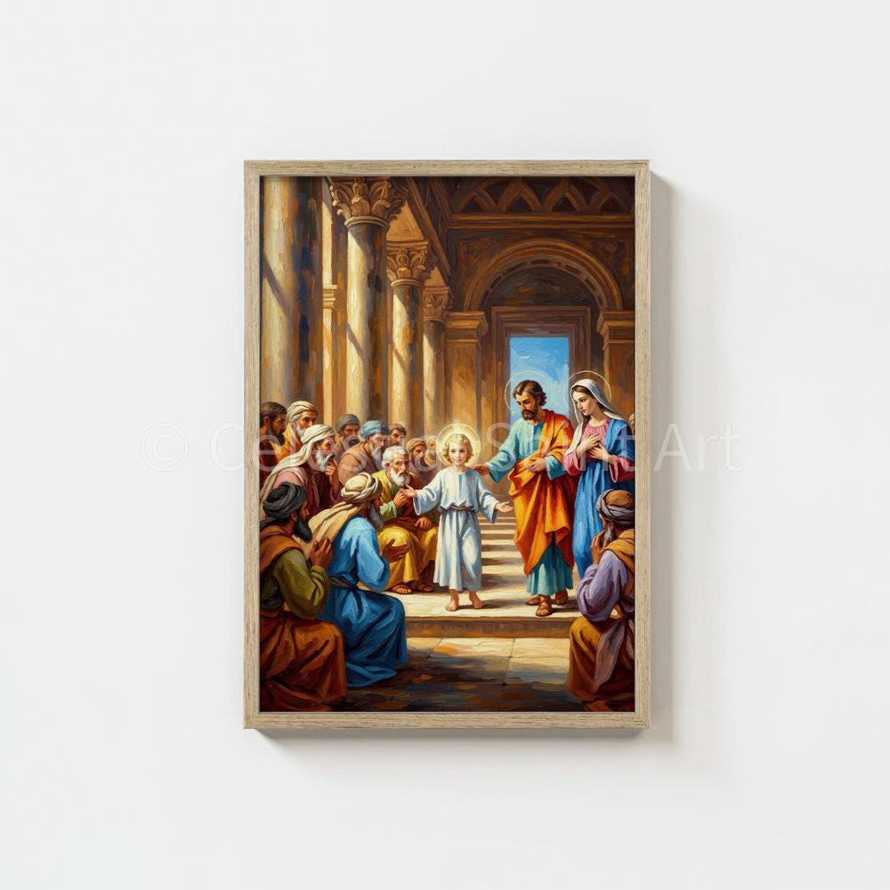The Finding in the Temple - Digital Print
