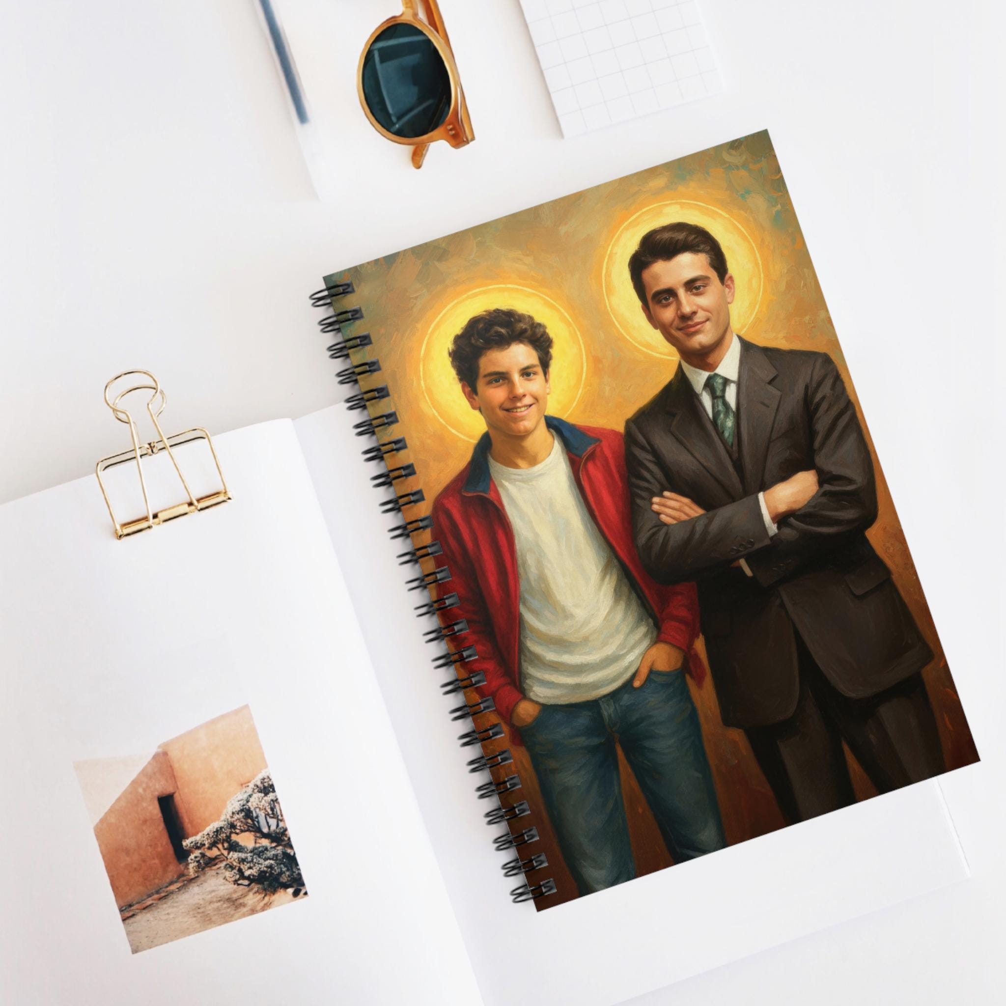 St. Carlo Acutis & Pier Giorgio Frassati - Spiral Notebook