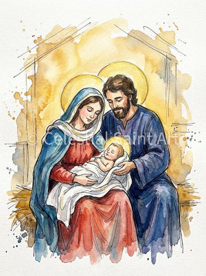 Holy Family - Digital Print