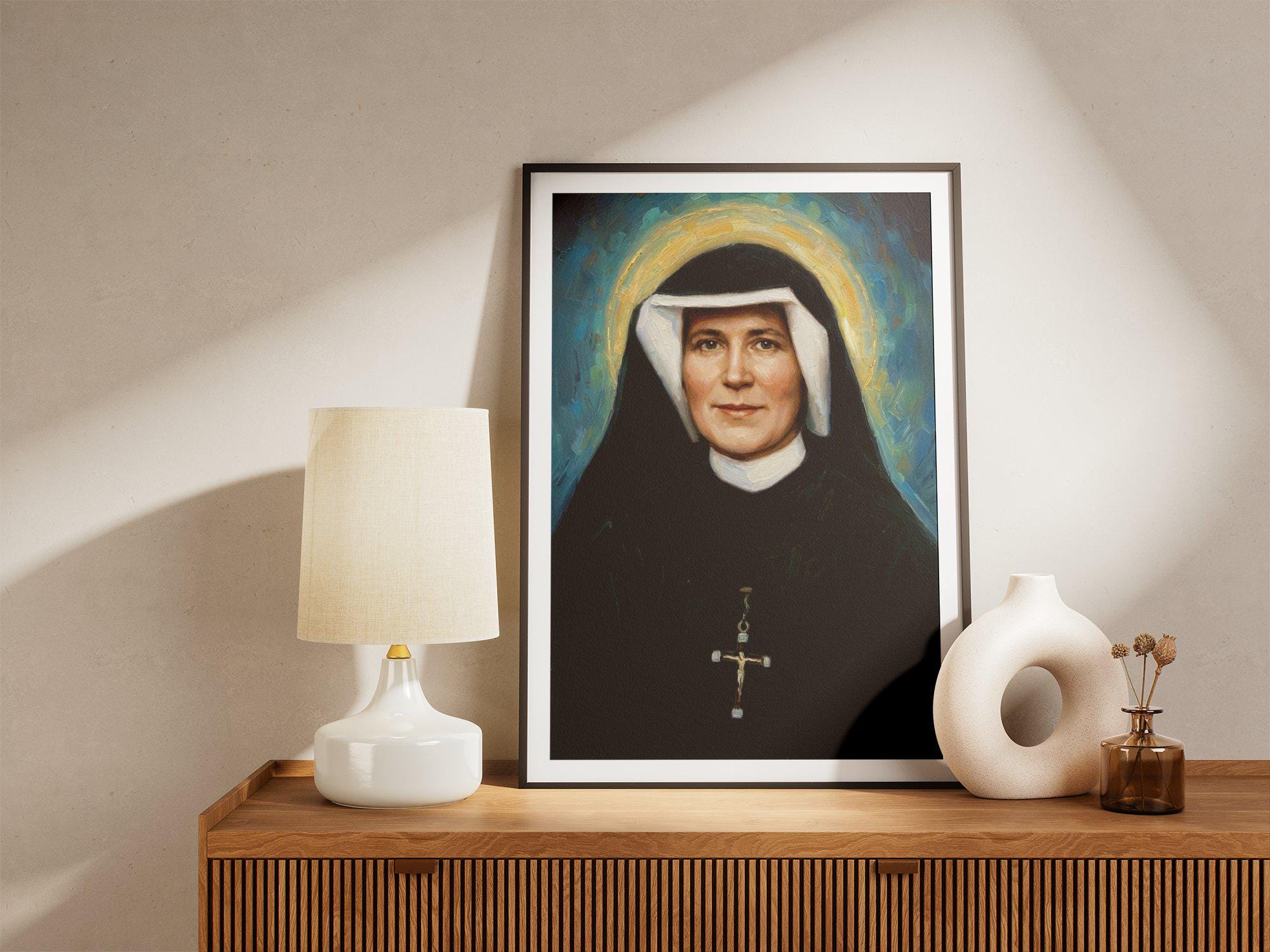 St. Faustina - Digital Print | High Resolution | Instant Access | Easy Download