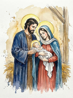 Holy Family - Digital Print