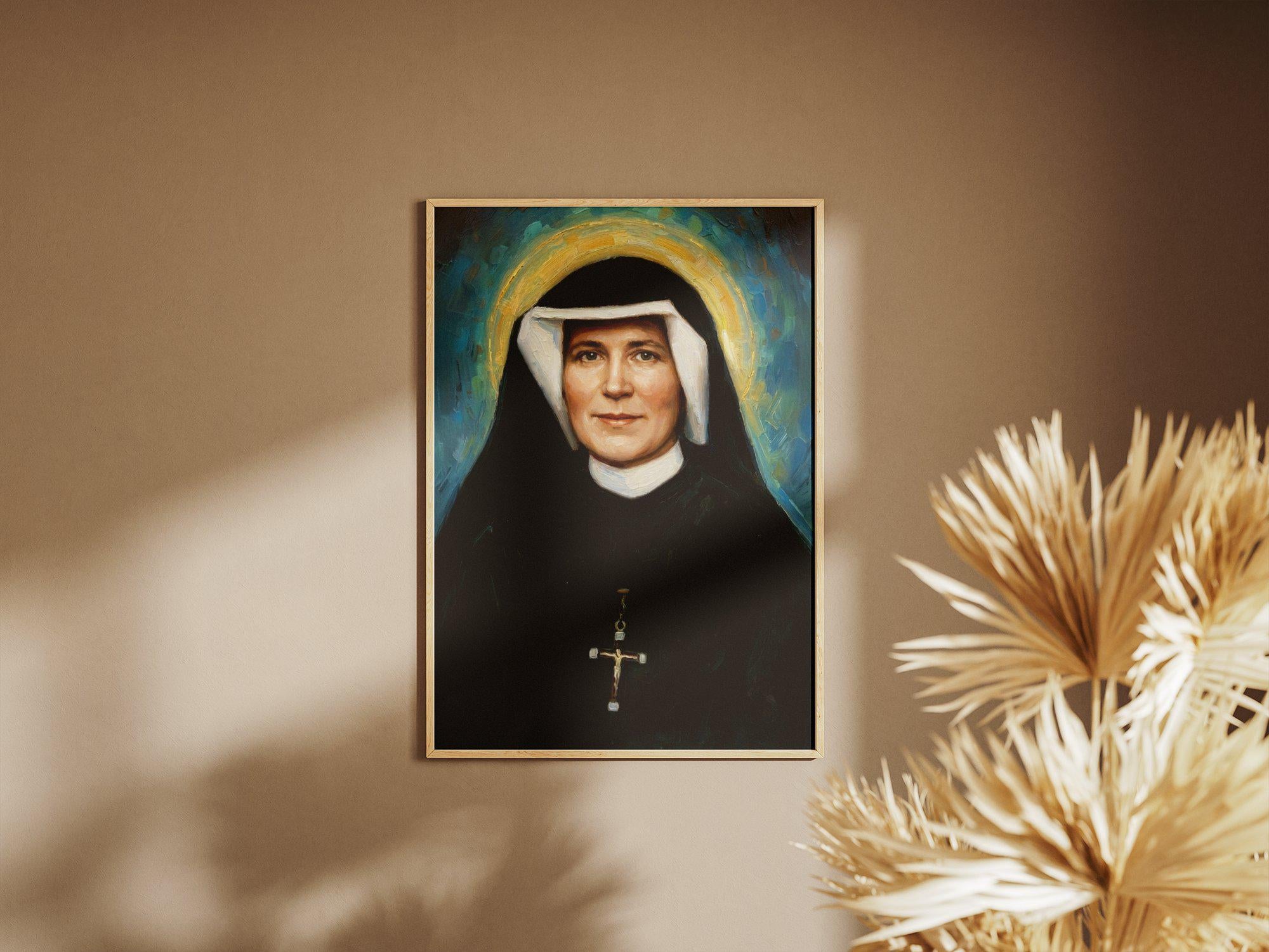 St. Faustina - Digital Print | High Resolution | Instant Access | Easy Download