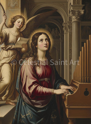 St. Cecilia - Digital Print | High Resolution | Instant Access | Easy Download