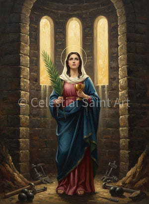 St. Barbara - Digital Print | High Resolution | Instant Access | Easy Download