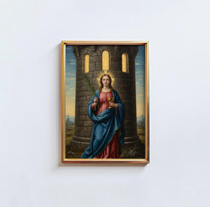 St. Barbara - Digital Print | High Resolution | Instant Access | Easy Download