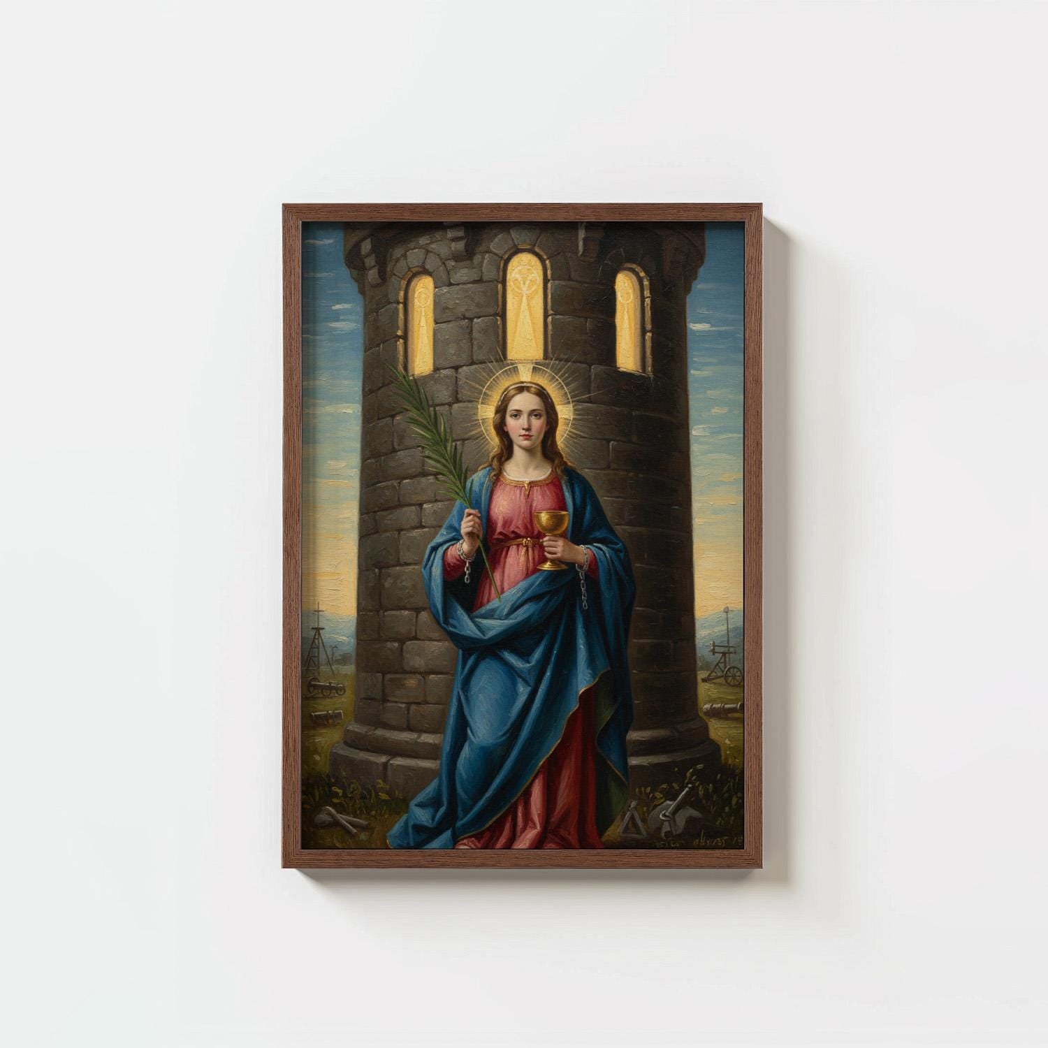St. Barbara - Digital Print | High Resolution | Instant Access | Easy Download