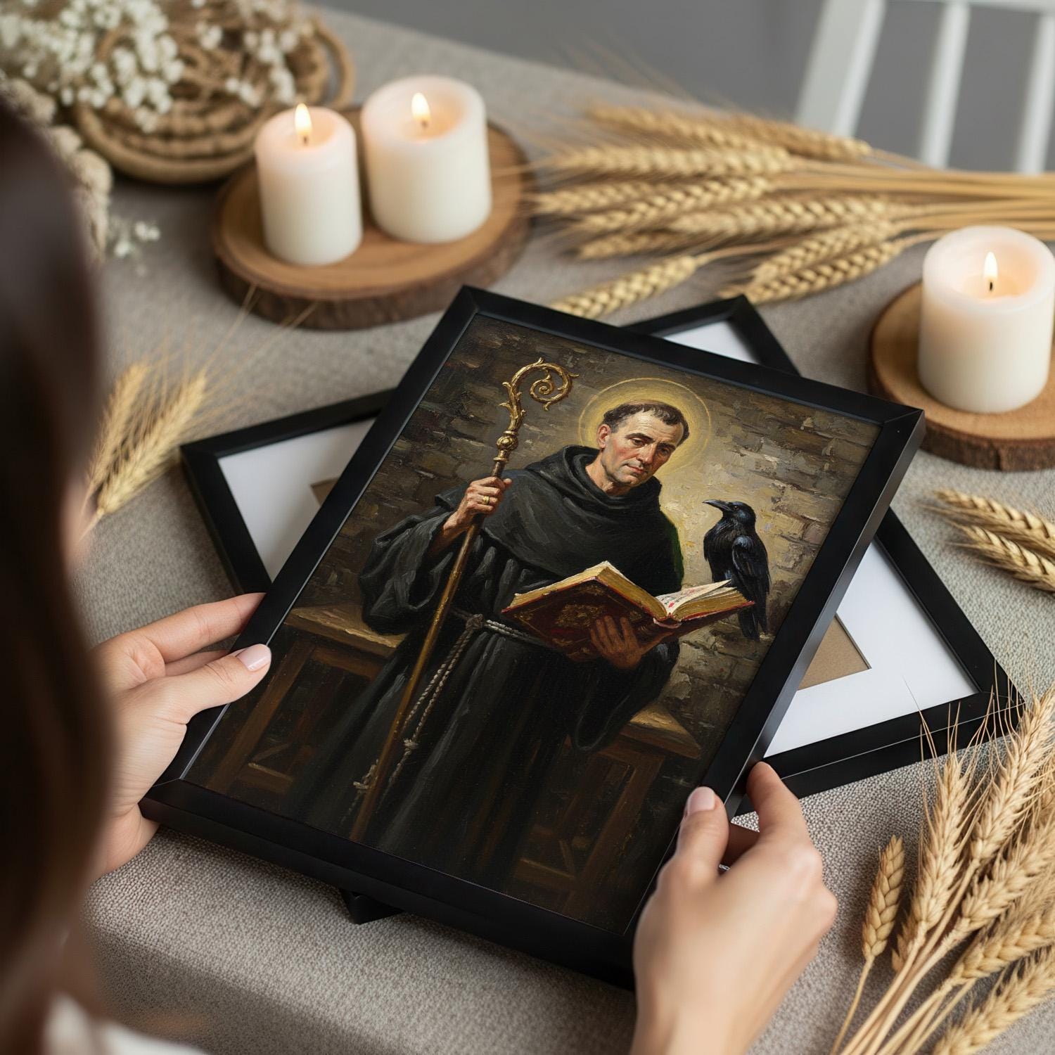 St. Benedict of Nursia - Digital Print | High Resolution | Instant Access | Easy Download