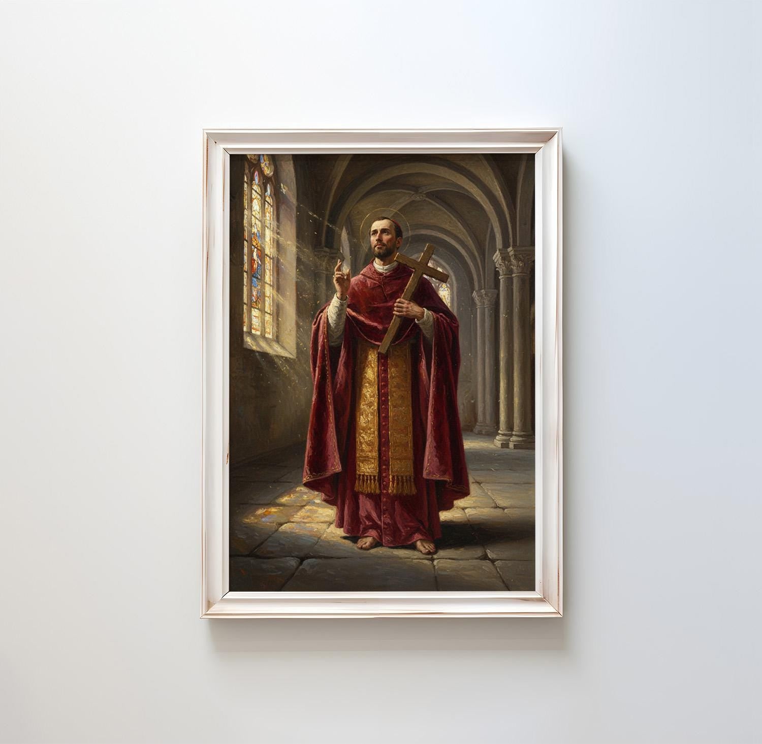 St. Charles Borromeo - Digital Print | High Resolution | Instant Access | Easy Download