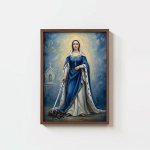 St. Dymphna - Digital Print | High Resolution | Instant Access | Easy Download