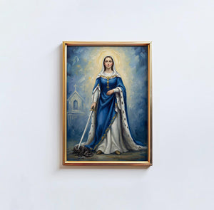 St. Dymphna - Digital Print | High Resolution | Instant Access | Easy Download