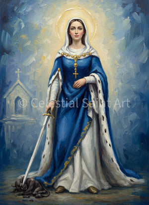 St. Dymphna - Digital Print | High Resolution | Instant Access | Easy Download