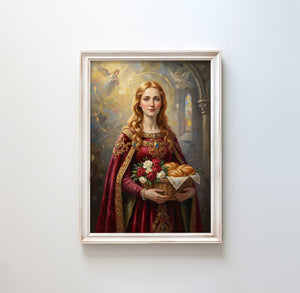 St. Elizabeth of Hungary - Digital Print | High Resolution | Instant Access | Easy Download