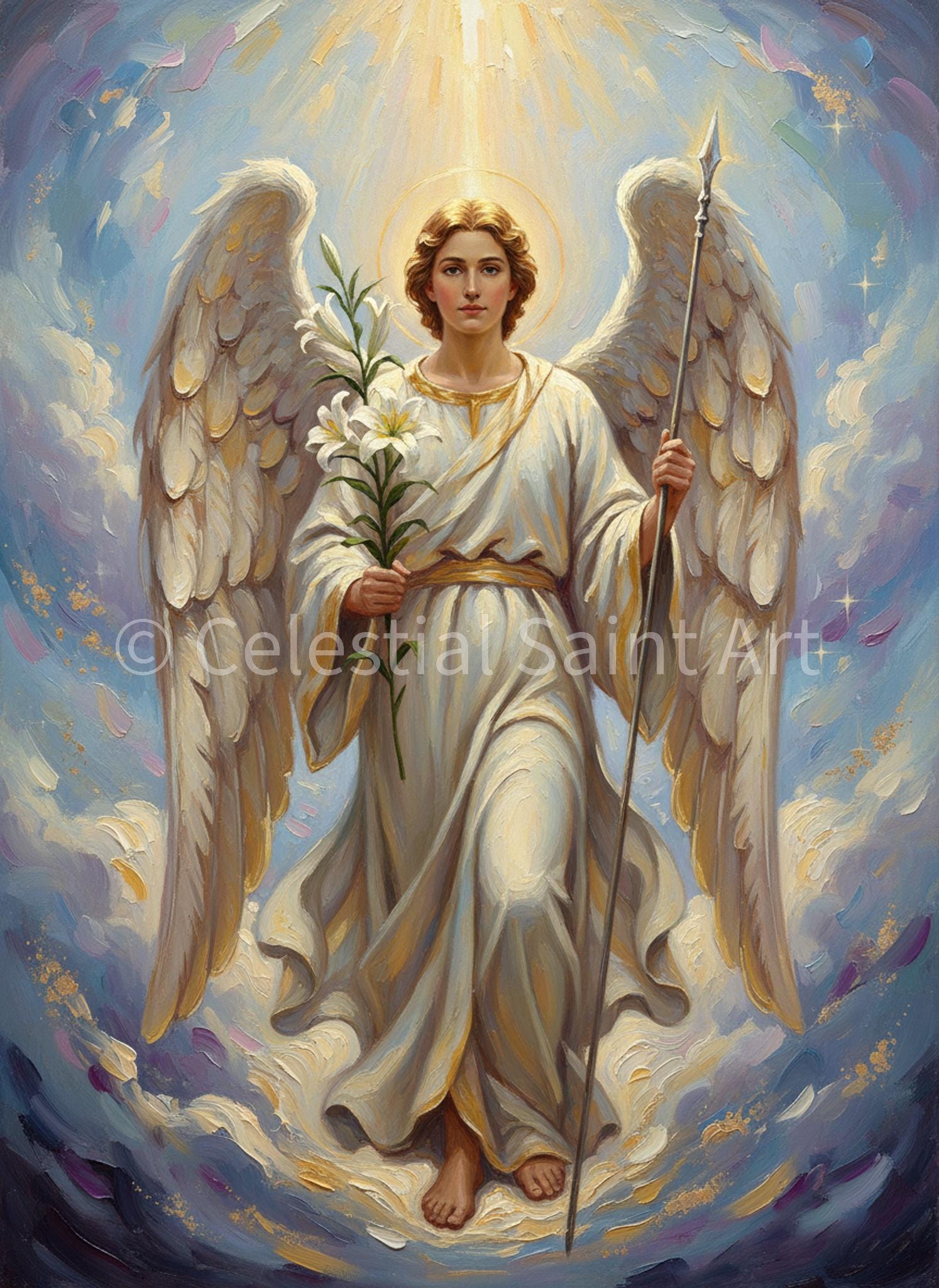 St. Gabriel the Archangel - Digital Print | High Resolution | Instant Access | Easy Download