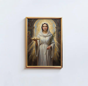 St. Lucy - Digital Print | High Resolution | Instant Access | Easy Download