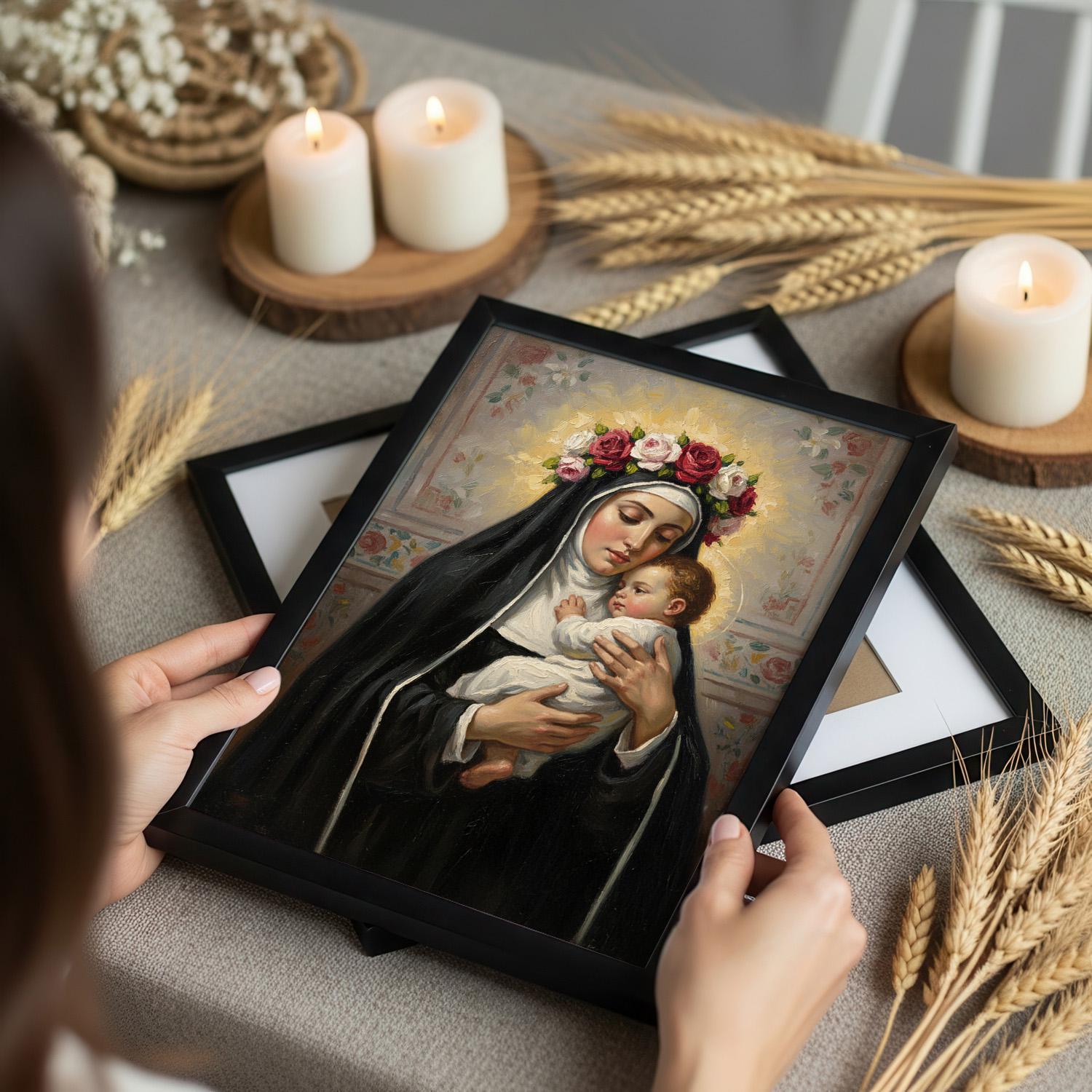 St. Rose of Lima - Digital Print | High Resolution | Instant Access | Easy Download