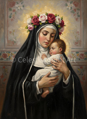 St. Rose of Lima - Digital Print | High Resolution | Instant Access | Easy Download