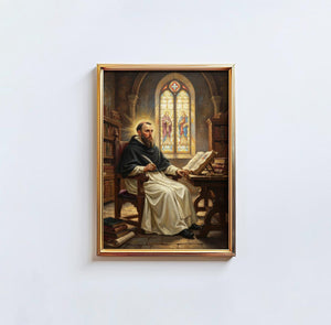 St. Thomas Aquinas - Digital Print | High Resolution | Instant Access | Easy Download