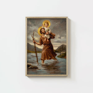 St. Christopher - Digital Print | High Resolution | Instant Access | Easy Download